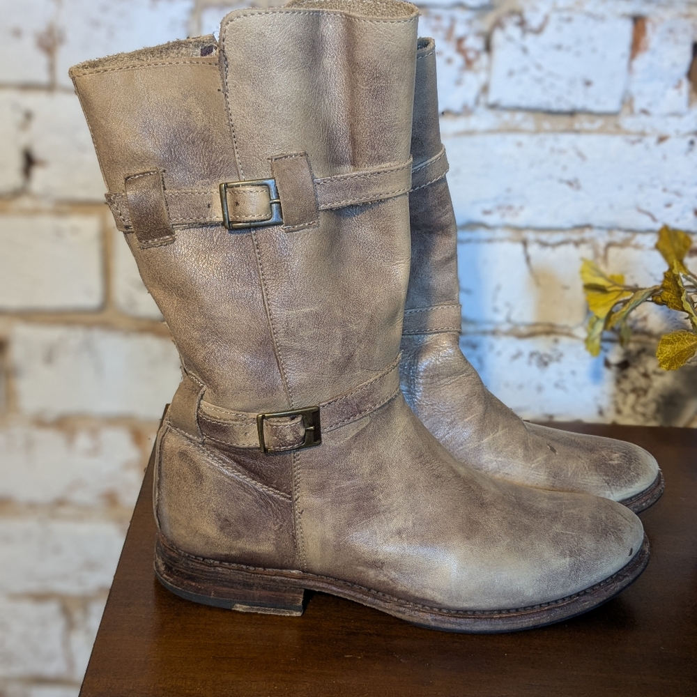Bedstu Cobbler Series Mid Calf Boots